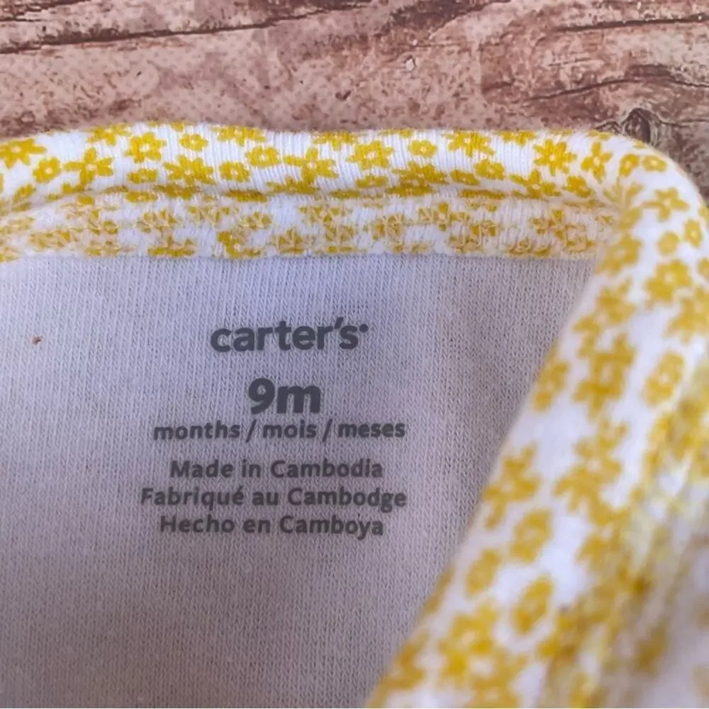 Carter’s baby girl onesie size 9 months